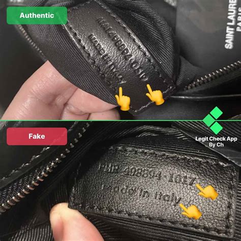 vs fake authentic ysl serial number|real vs real ysl.